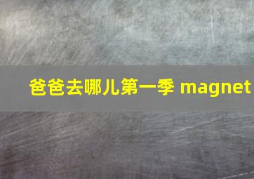 爸爸去哪儿第一季 magnet